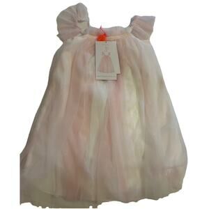 NWT Meri Meri Kids Girls Sz 3-4T Pink Petal Princess Costume Dress Dress up Gown
